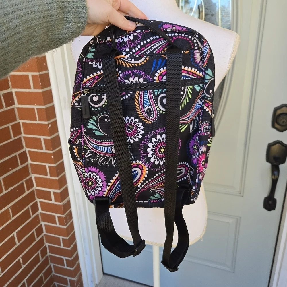 Vera Bradley Paisley Canvas Backpack